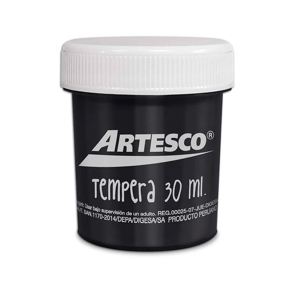 TEMPERA 30ML NEGRO ART